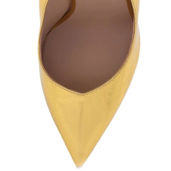 BALMAIN gold pumps 7.5 sz , all inclusive BRAND NEW - Picture 3 of 11